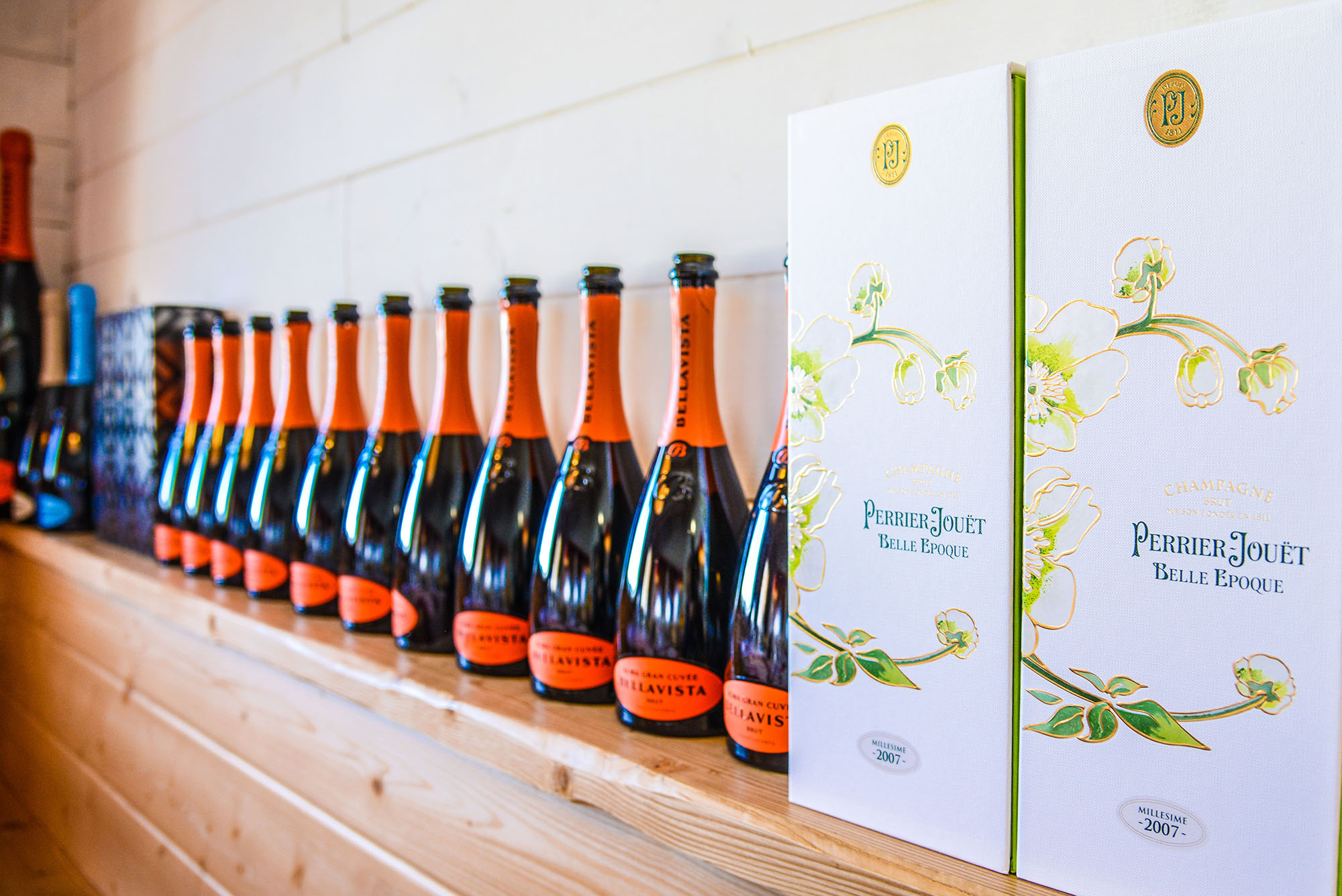 Selezione di vini della cantina dello Chalet Nigritella